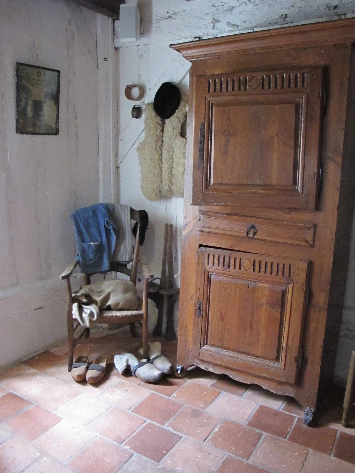Détail de la Maison du Métayer - Écomusée de Marquèze 02.jpg