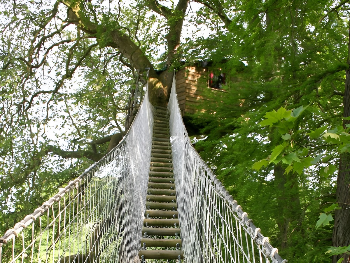 Domaine de OuézyDomaine de Ouézy - pont de singe