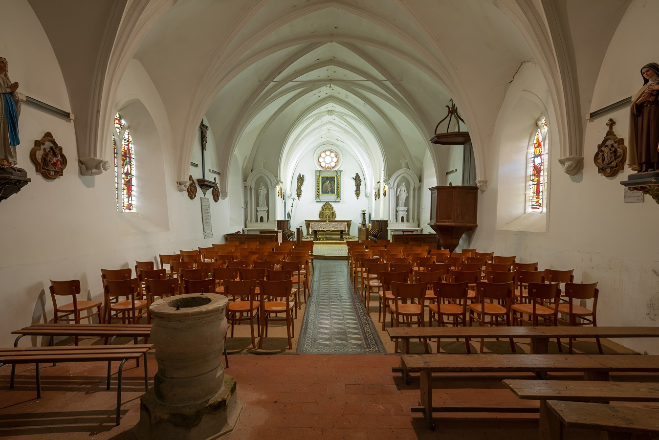 Julien BoisardÉGLISE SAINTE HONORINE - L'OUDON (AMMEVILLE) Intérieur