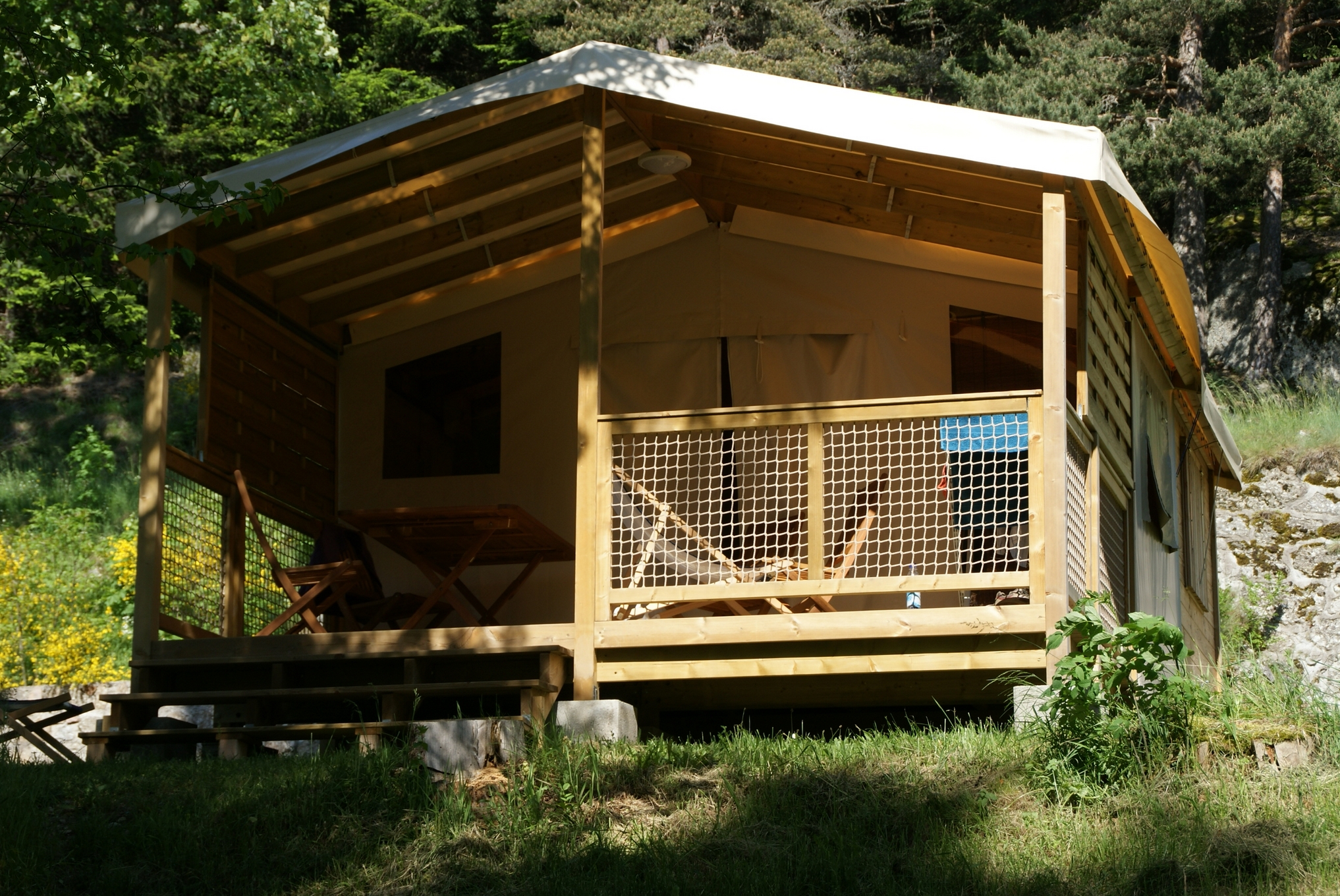 Cpg du pont de brayeEcolodges 5 personnes