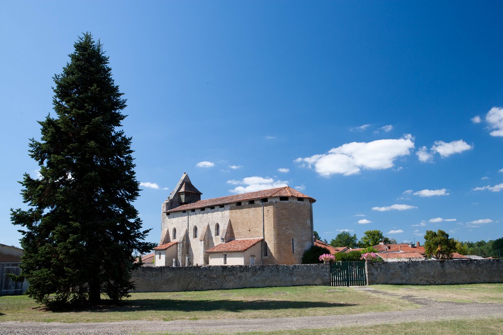 OT LANDES DARMAGNACEglise de Vielle Soubiran - Panorama