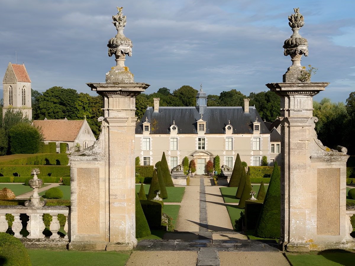 Les jardins du château de Brécy par A Guerin Lithosphere Calvados TourismeENSEMBLE-chateau-de-BRECY-A