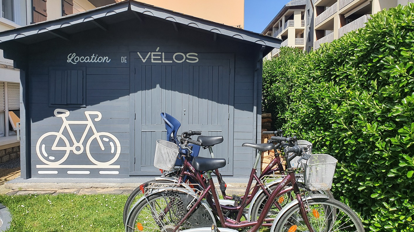 copyright la bainehotel la baine Capbreton - vélo web