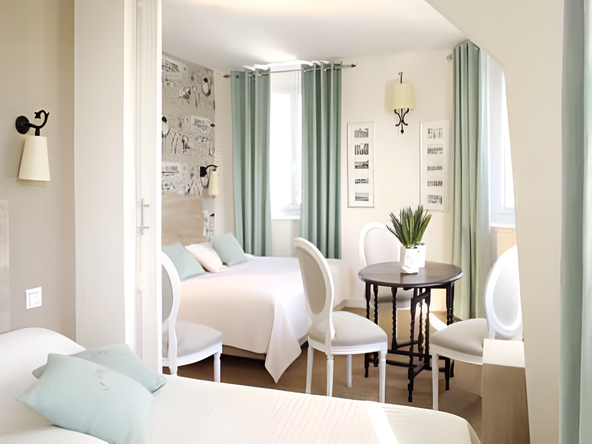 Hotel CentralHotel le central à Trouville-sur-mer - chambre
