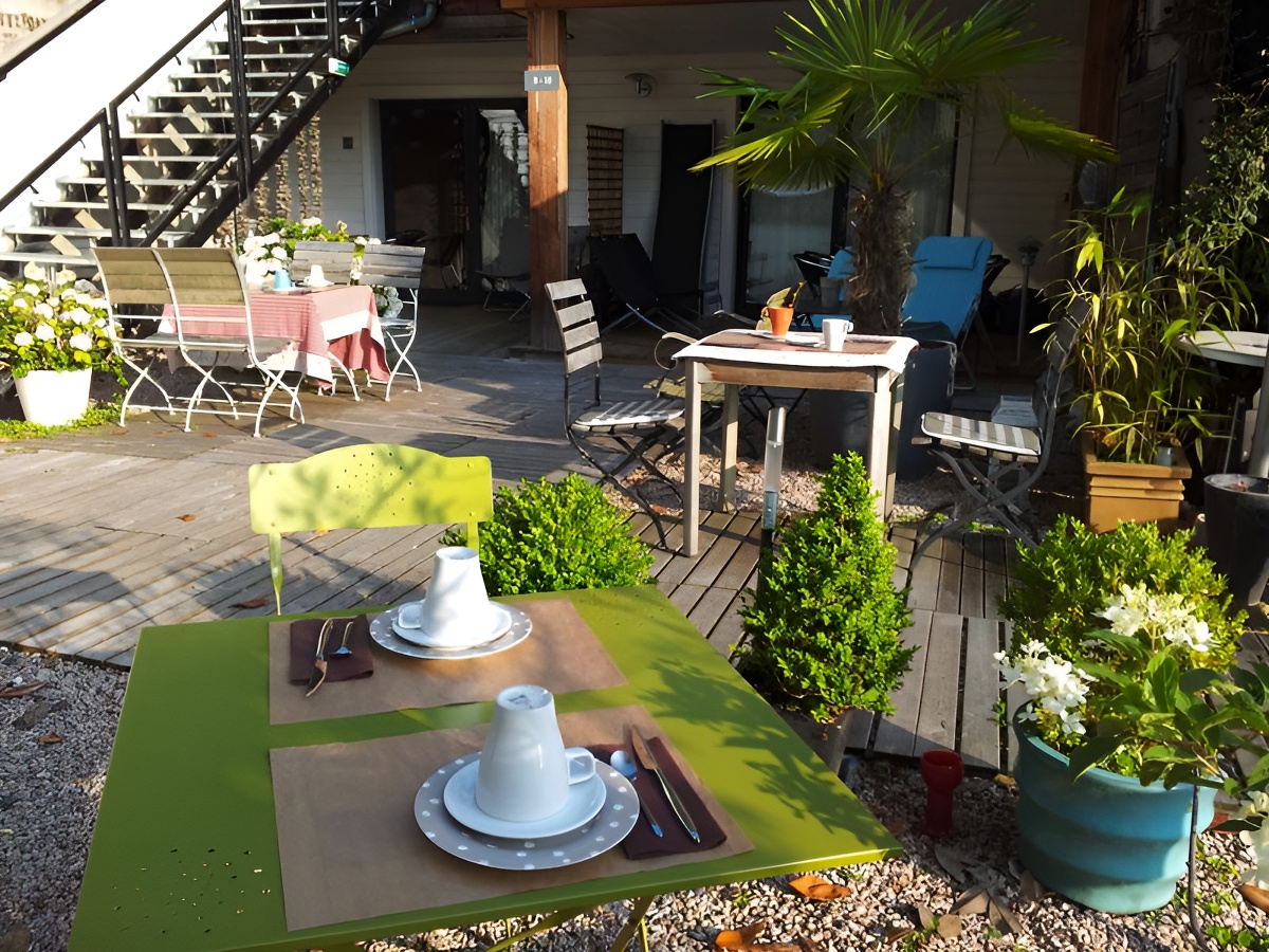 Hotel MonetHotel Monet - Honfleur - terrasse