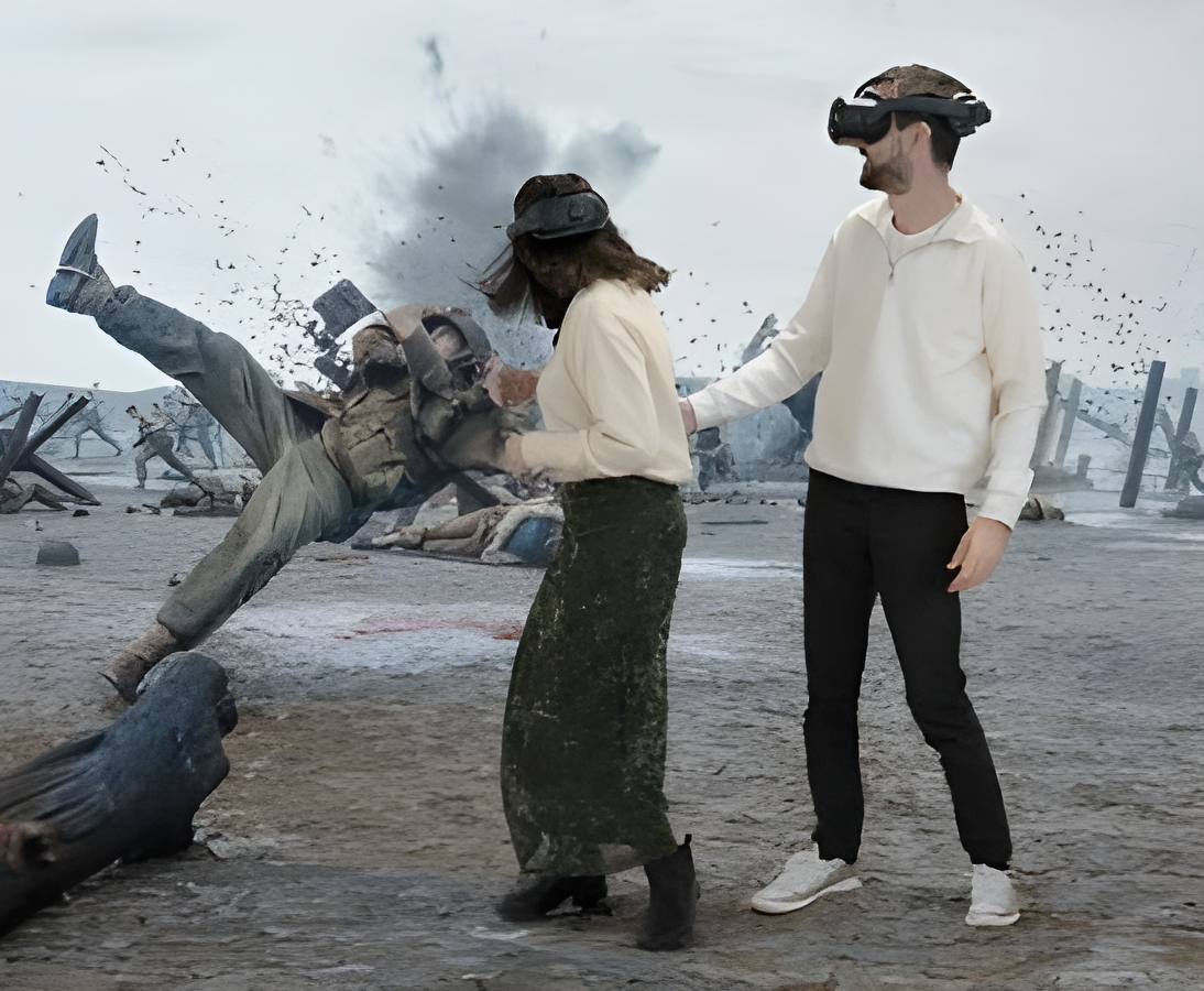 Musée D-DAY OMAHAphoto film VR