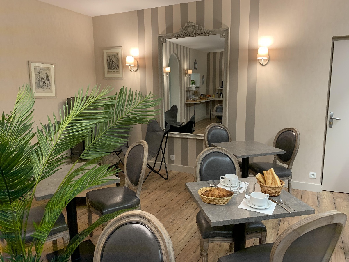Hotel de la plage - HoulgateSalle de petits déjeuners