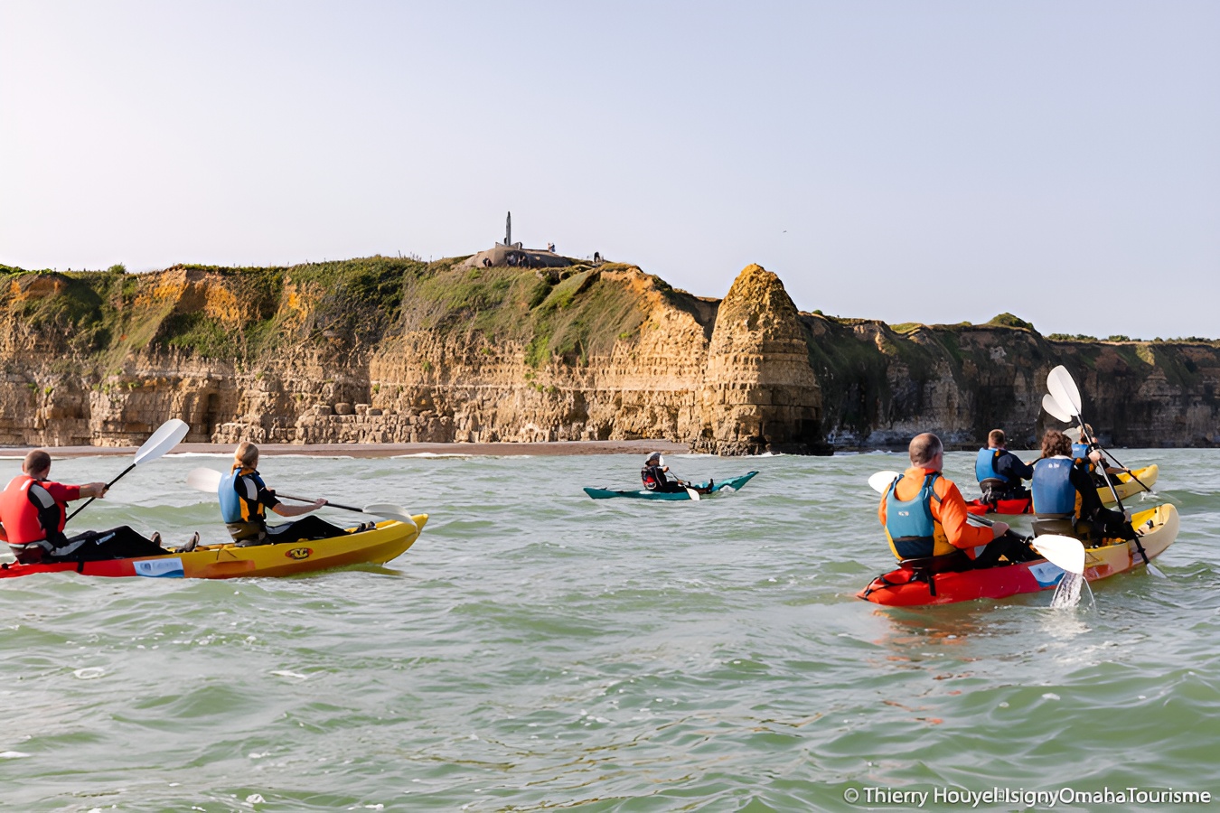 Th.HOUYEL Isigny Omaha TourismeKayak vers Pointe du Hoc Isigny Omaha