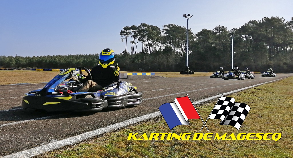 karting de Magescqkarts ligne droite_Karting Magescq_OTILAS