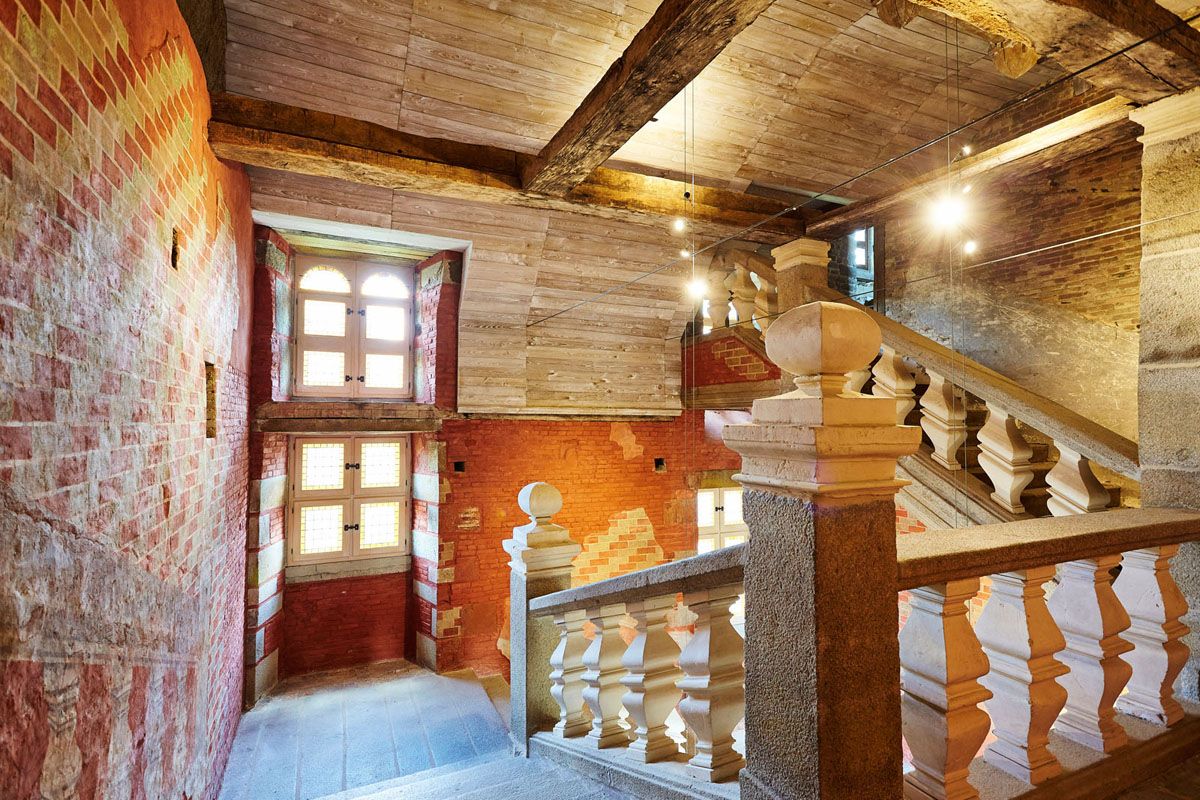 Alexandre LamoureuxChâteau des Montgommery de Ducey_L'escalier