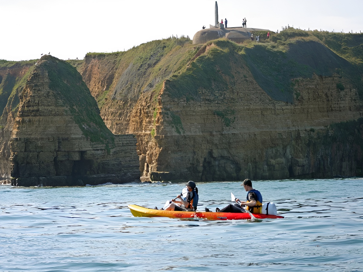 Anne Le Gall/Calvados AttractivtéLa Pointe du Hoc côté mer