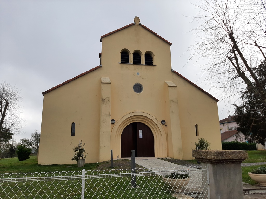 Tourisme LandesLahosse- Eglise Saint Jean-Baptiste