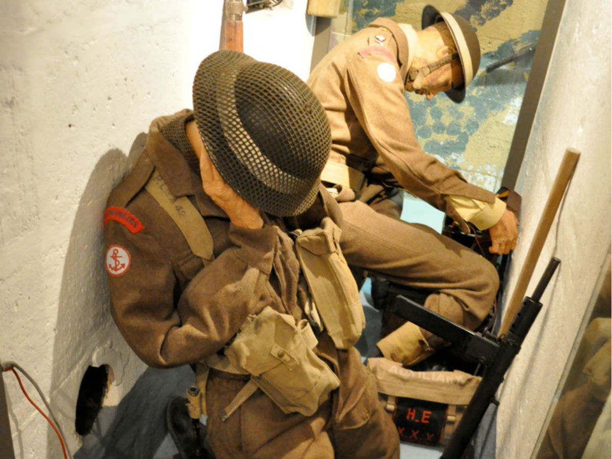 © Le Grand Bunker - Musée du Mur de l'Atlantiquele-grand-bunker-ouistreham-soldats