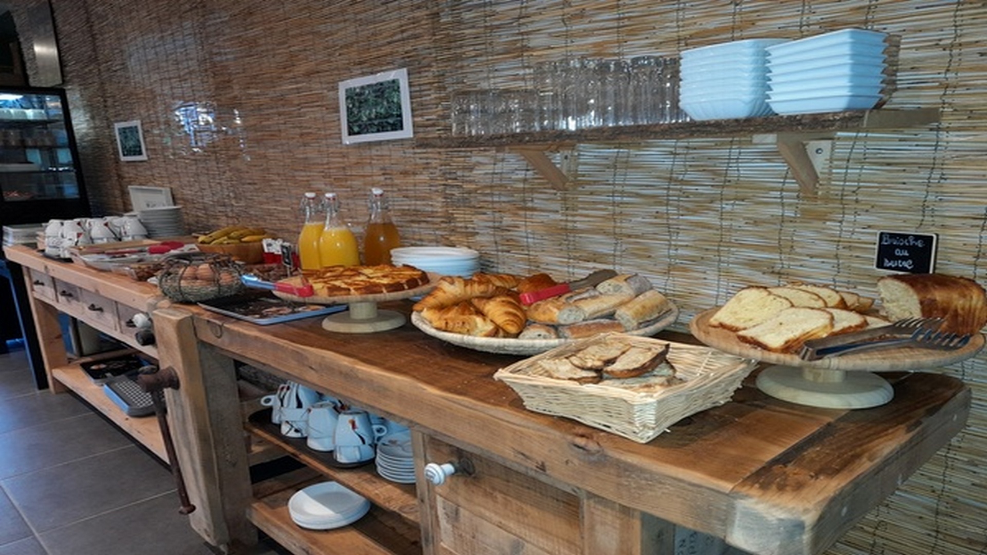 Les Jardins de l'océanLes jardins de l'océan  Buffet petit déjeuner