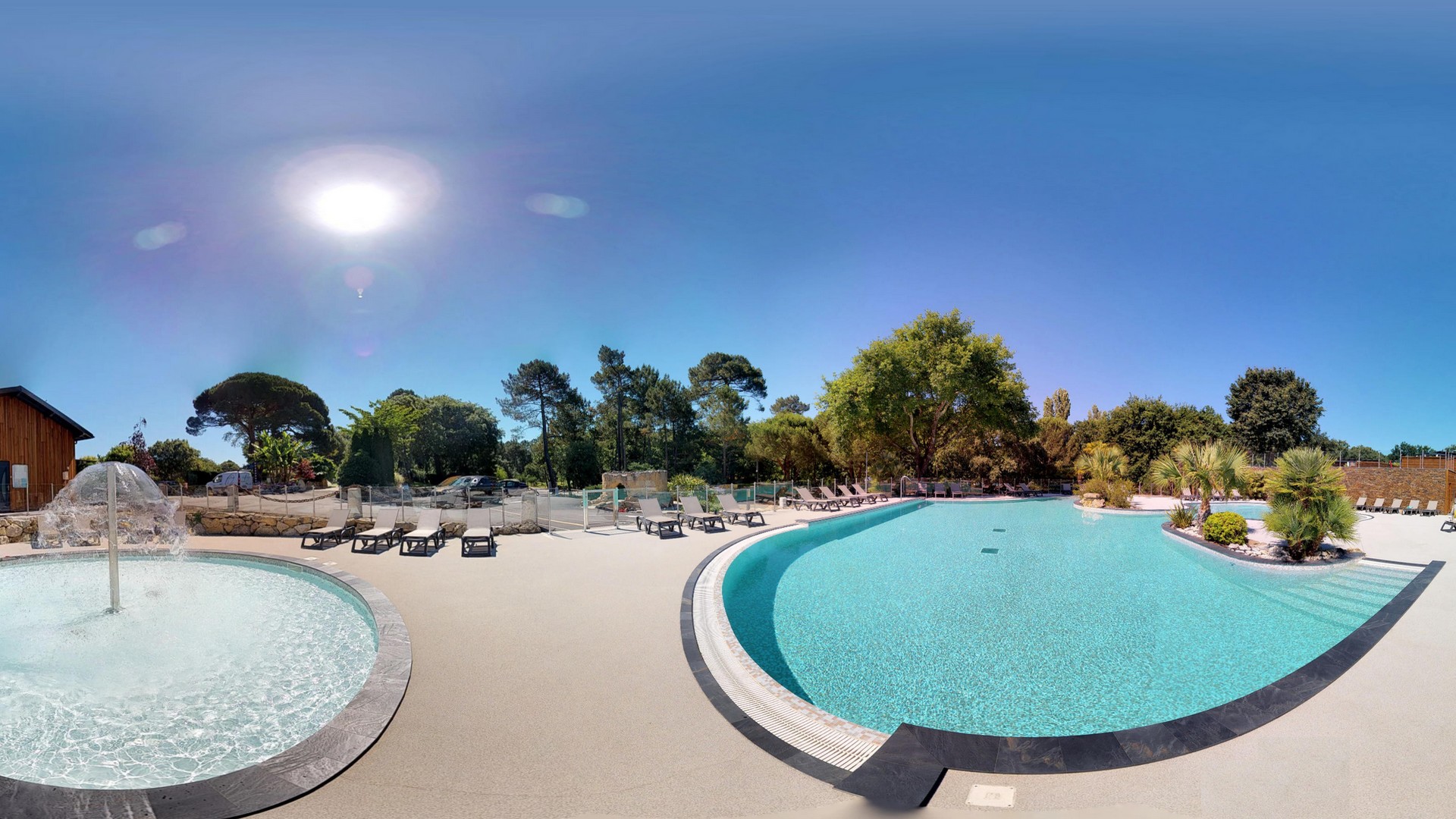 domaine les oréadesles-oreades-sanguinet-piscine