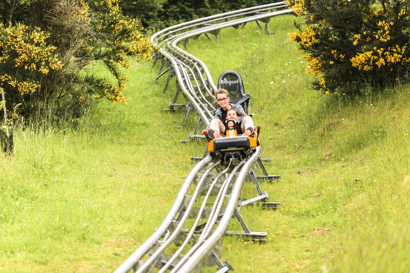 Normandie LugeLuge sur rail-Viaduc-Souleuvre