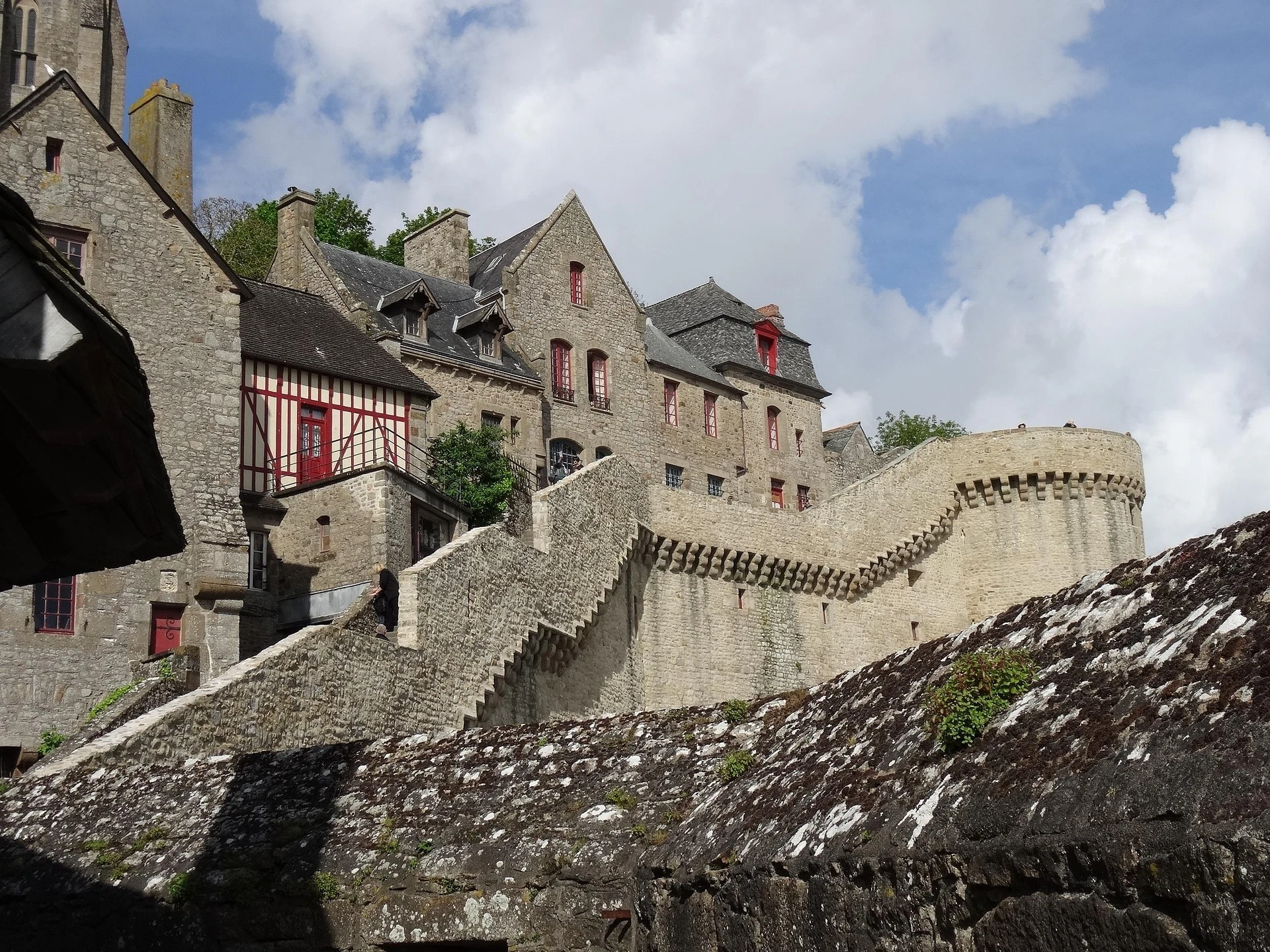 Remparts Mont-Saint-Michel
