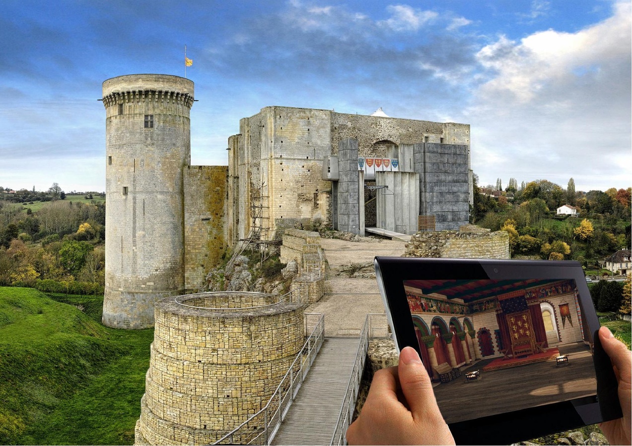 Jacques BasileMontage Tablette Château Guillaume le Conquérant FALAISE