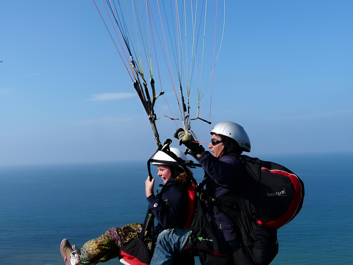 C. BellesortParapente duo mer Calvados
