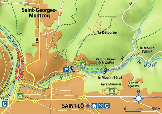 ©Parcours enfant sur la Dollée - St Lô