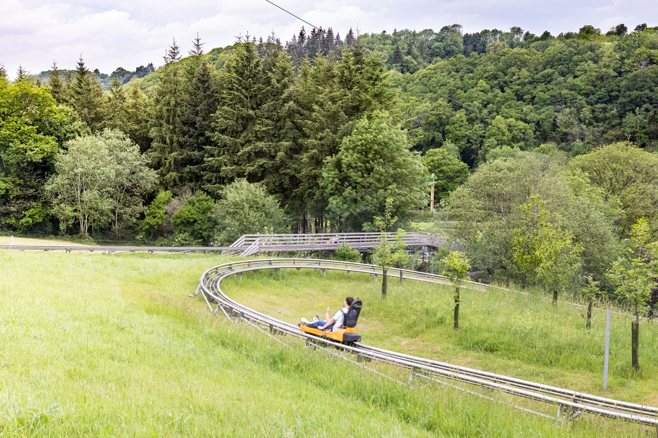 Normandie LugeLuge sur rail-Viaduc-Souleuvre