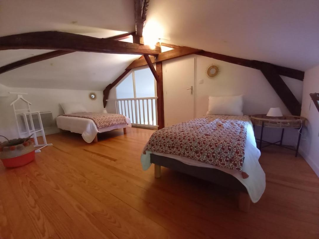 GDF40Chambre du Gîte du Platane à Bélis 10203 avec Gites de France Landes