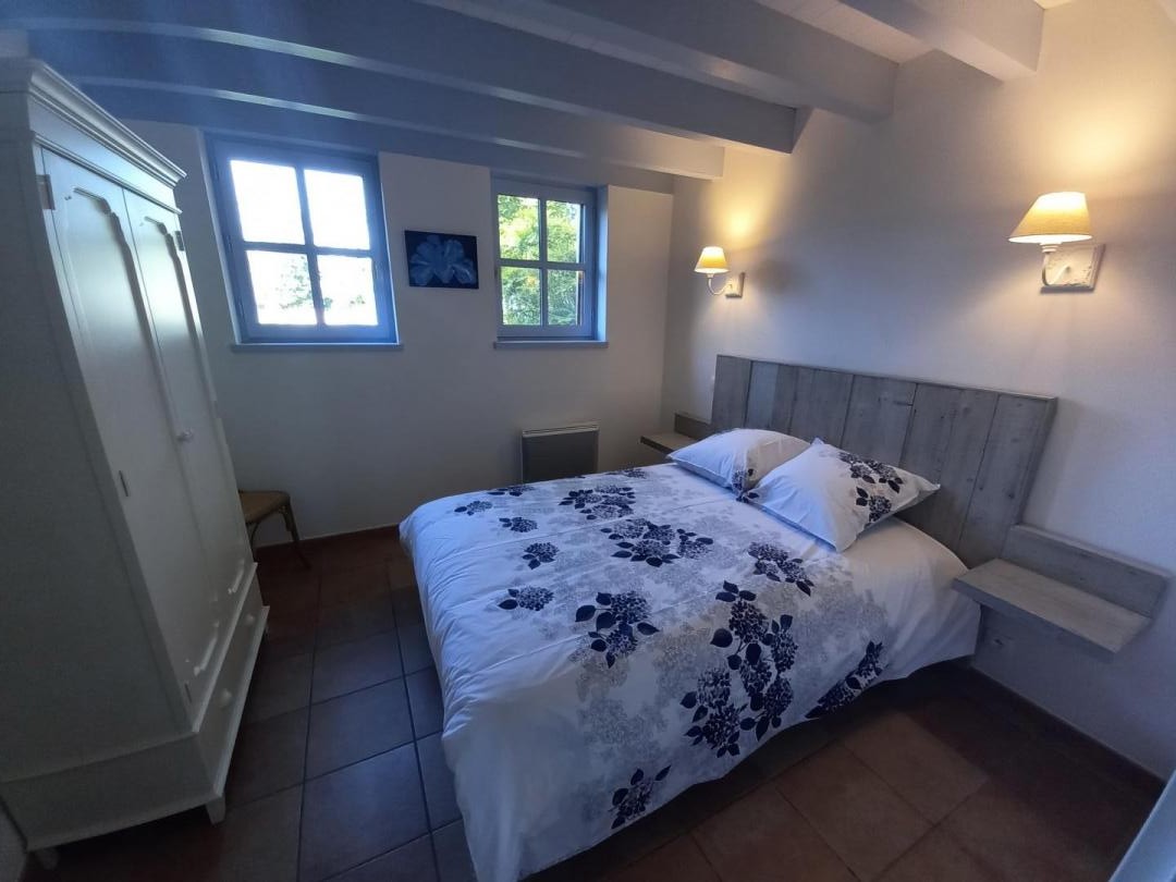 GDF40Chambre parentale du Gîte du Platane à Bélis 10203 avec Gites de France Landes