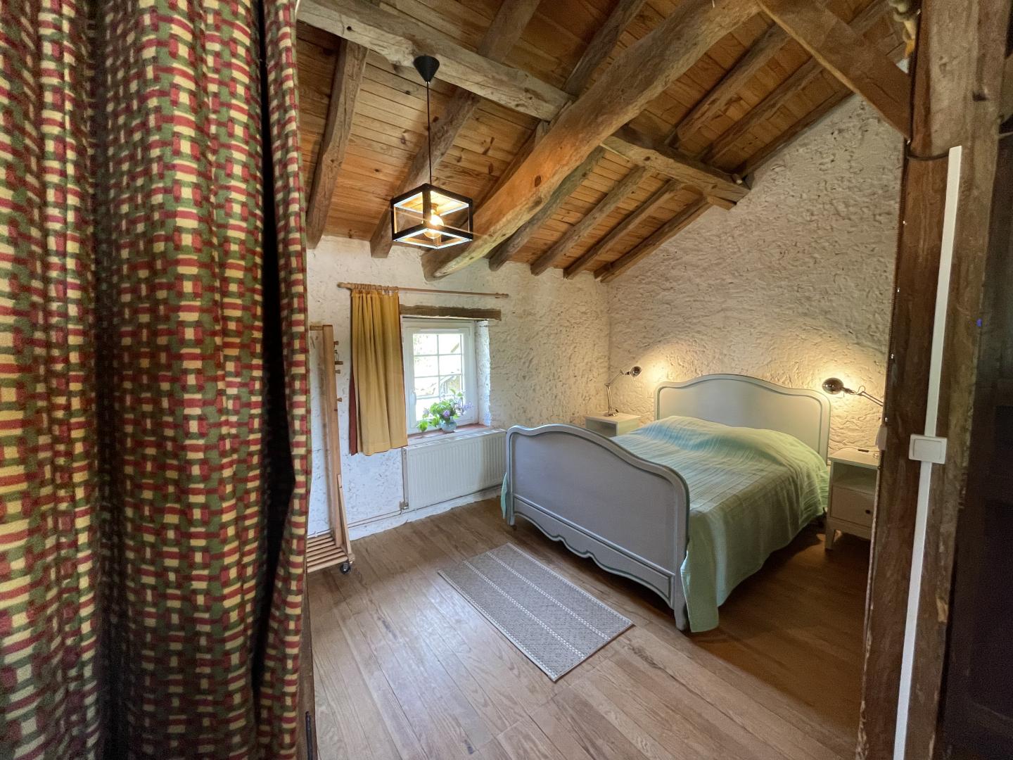 GDF40Chambre ouverte du Gîte les Granges à Fargues avec Gîtes de France Landes