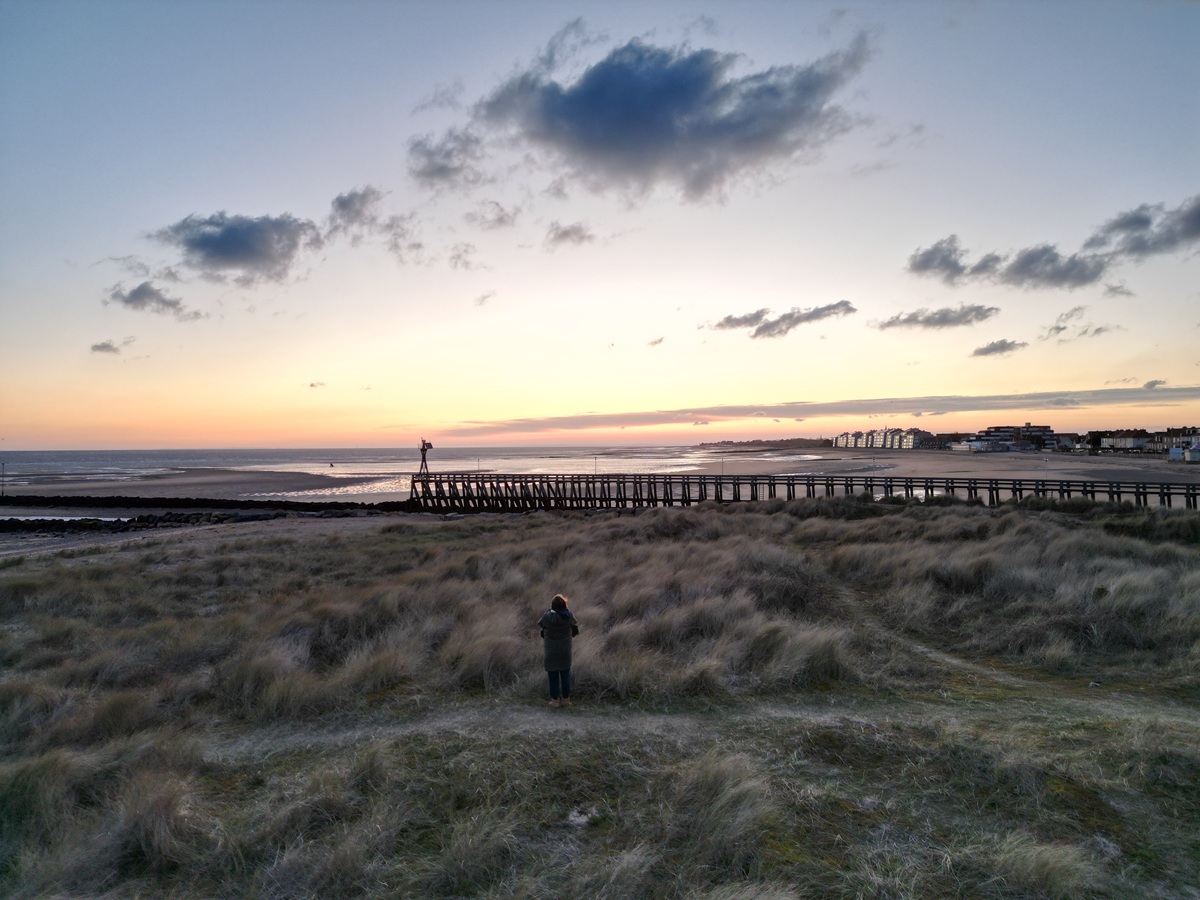 C2NT droneplage graye courseulles jetee en bois lever de soleil credit C2NT drone (9)