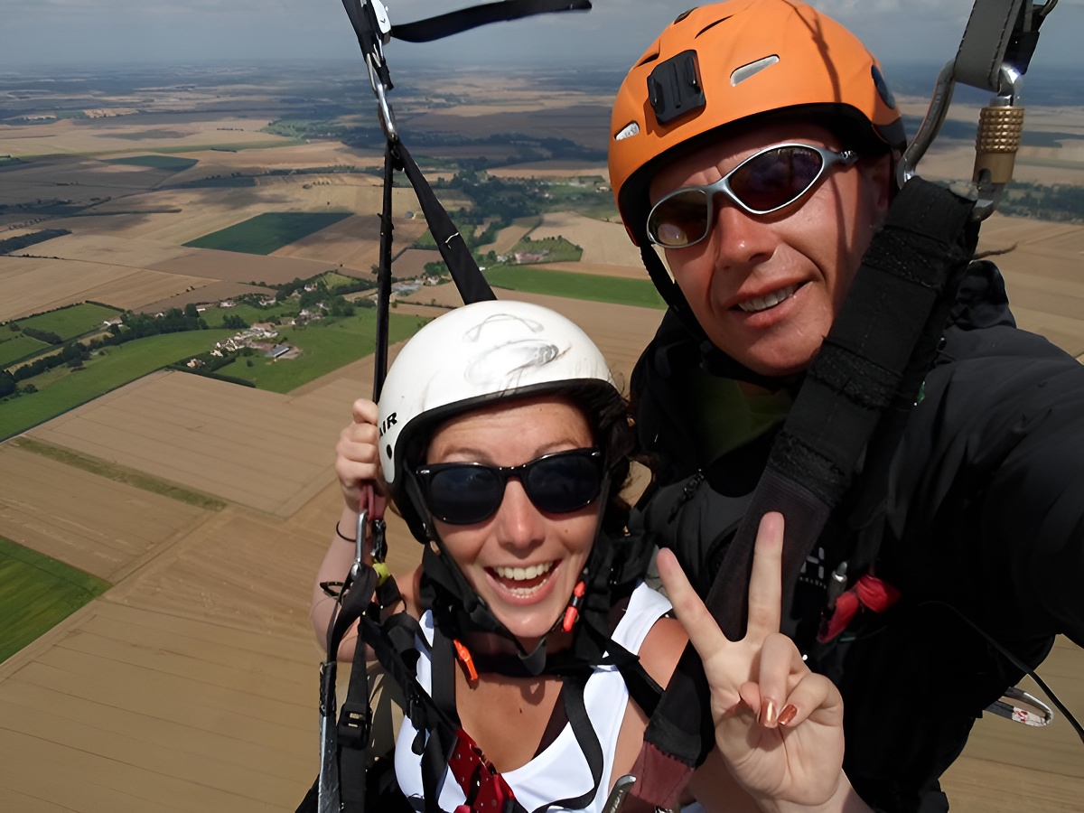 P.AltitudeBaptême de l'air parapente treuil crocy
