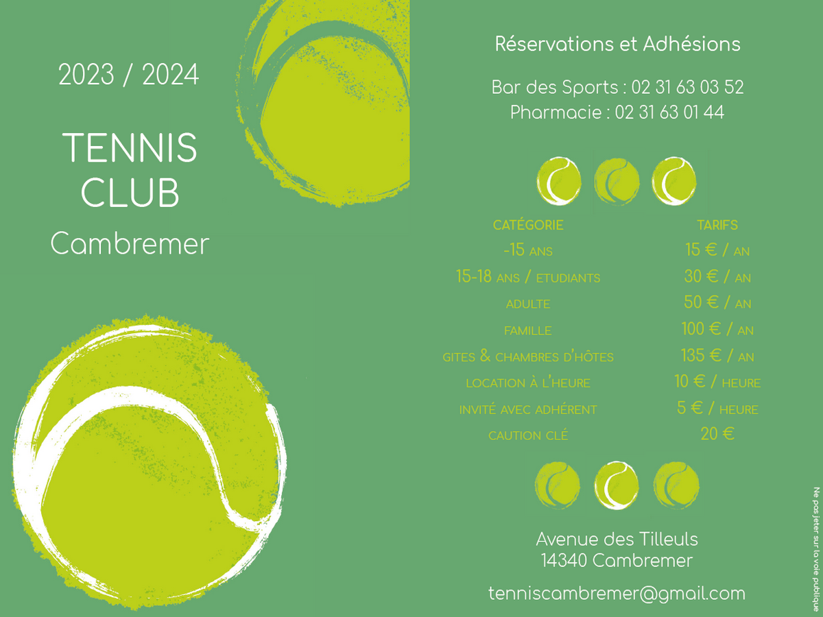 Tennis Club CambremerTennis Club Cambremer
