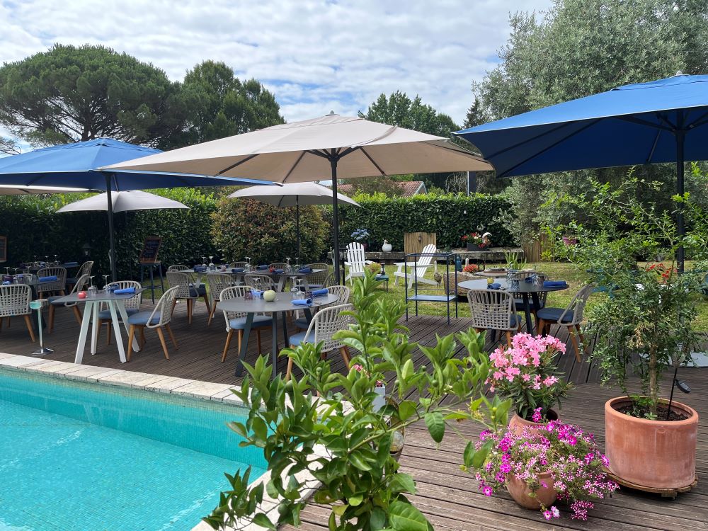 RELAIS DES PLAGES 2024Terrasse piscine