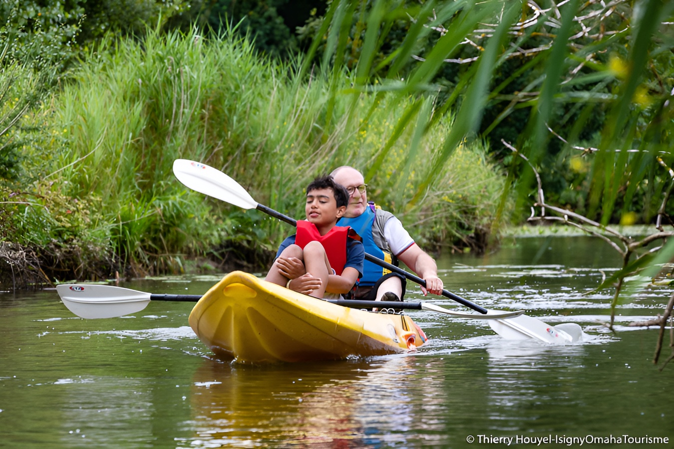 Th.HOUYEL Isigny Omaha TourismeSortie kayak accompagnée dans les marais Isigny Omaha