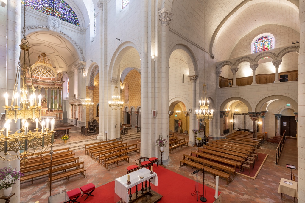 Paul Meyranx2020_ST SEVER_Abbatiale intérieur