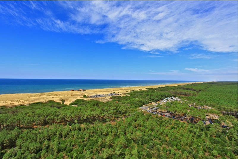 ©Jacphot_OTI Landes Atlantique Sudvue du sémaphore messanges